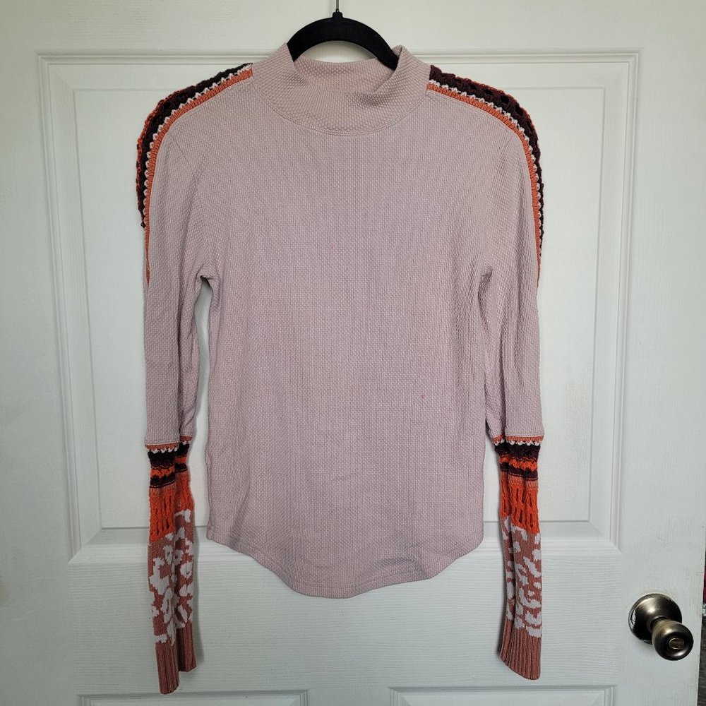 [FLAW: red pen mark stains from washer] Free People Switch It Up Cuff Thermal